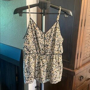 Maurices Black and White Spaghetti Strap Camisole